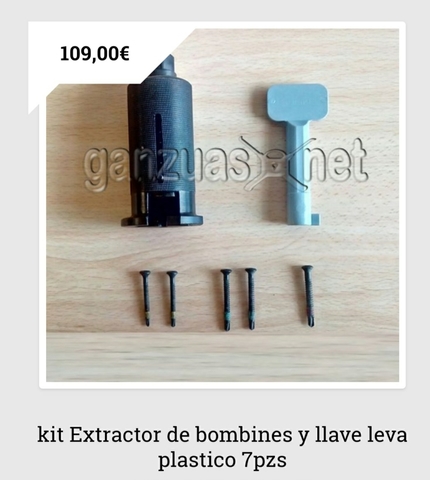 Extractor de cerraduras casero
